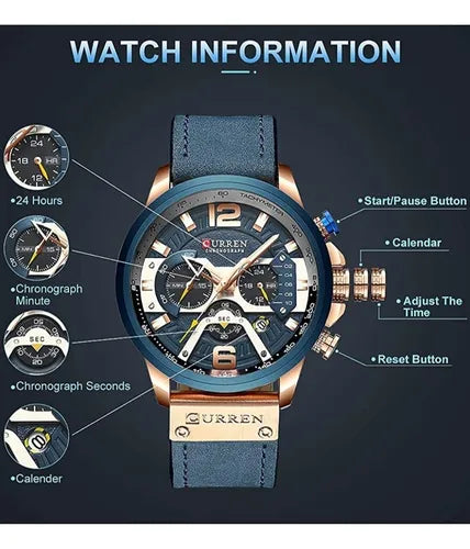 RELOJ CURREN 8329 NEGRO EP