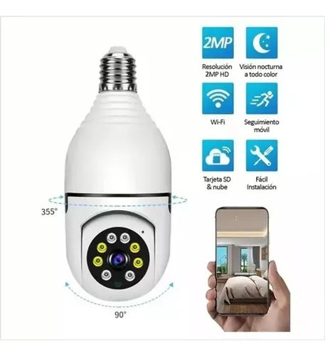 Cámara Bombillo Giratorio