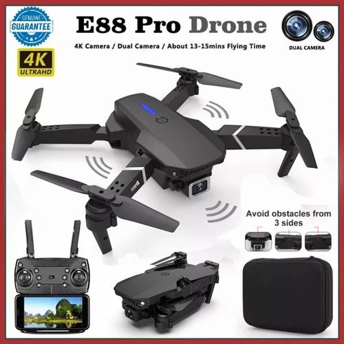 Drone Folding E88 Pro 4K Negro 2.4GHz